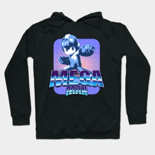 Blue Bomber Retrowave Hoodie